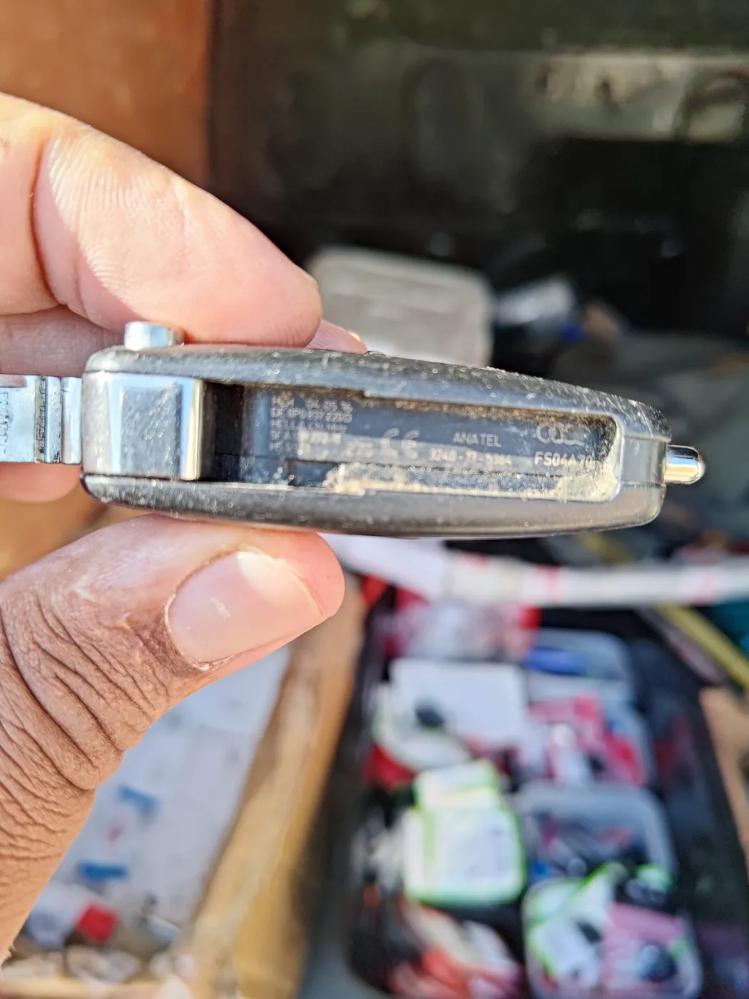 Taille d'une lame de clé de voiture sur place